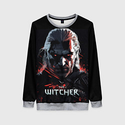 Свитшот женский The Witcher dark style, цвет: 3D-меланж