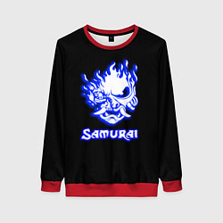 Свитшот женский Samurai logo ghost, цвет: 3D-красный