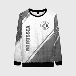 Свитшот женский Borussia - white gradient вертикально, цвет: 3D-черный