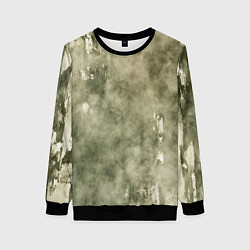 Женский свитшот Текстура гранж хаки