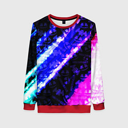 Свитшот женский Marshmello neon steel, цвет: 3D-красный