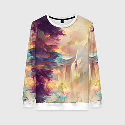 Женский свитшот Слияние цветов