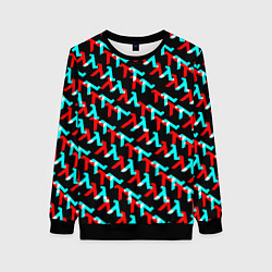 Свитшот женский Half life glitch, цвет: 3D-черный