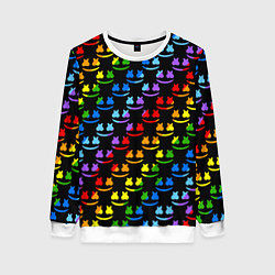 Женский свитшот Marshmello pattern neon