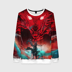 Свитшот женский Honkai Star Rail Feixiao, цвет: 3D-белый