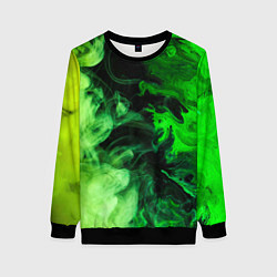 Женский свитшот Ядовитый зеленый дым