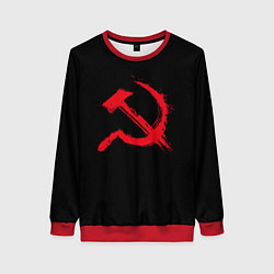 Женский свитшот СССР логотип серп и молот