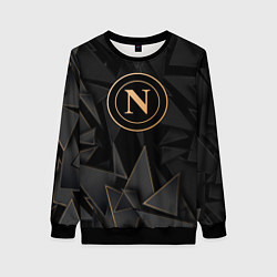 Свитшот женский Napoli golden poly, цвет: 3D-черный