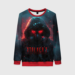 Свитшот женский Stalker 2 аномальная зона, цвет: 3D-красный