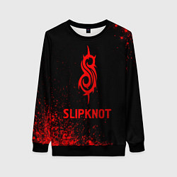 Свитшот женский Slipknot - red gradient, цвет: 3D-черный