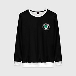 Женский свитшот Skoda logo auto