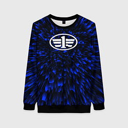 Свитшот женский FAW blue energy, цвет: 3D-черный