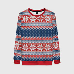 Женский свитшот Knitted Pattern