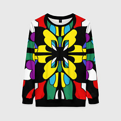 Женский свитшот Яркий калейдоскоп