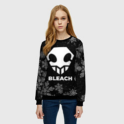 Свитшот женский Снежный Bleach, цвет: 3D-черный — фото 2
