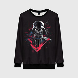 Свитшот женский Darth Vader on black, цвет: 3D-черный