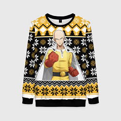 Свитшот женский One-Punch Man sweater, цвет: 3D-черный