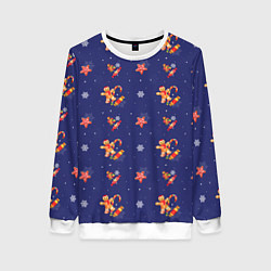 Женский свитшот Сладости и снег