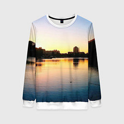 Свитшот женский Шкиперская гавань в Санкт-Петербурге, цвет: 3D-белый