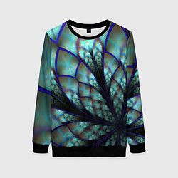 Женский свитшот Абстракция неон