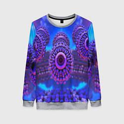 Женский свитшот Абстракция оптическая