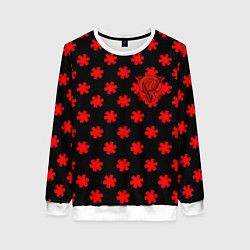 Женский свитшот Bullet for my valentine pattern