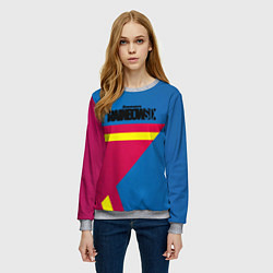 Свитшот женский Rainbow six stargame, цвет: 3D-меланж — фото 2