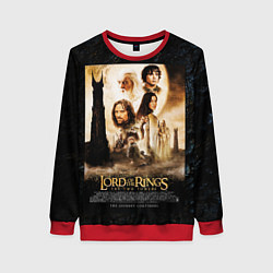 Свитшот женский Lord of the rings - the two towers, цвет: 3D-красный