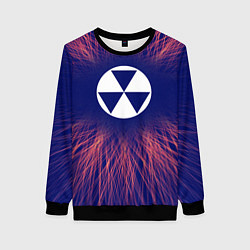 Свитшот женский Fallout red energy, цвет: 3D-черный