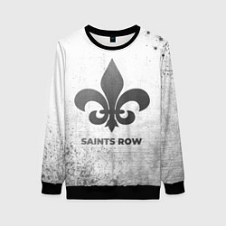 Свитшот женский Saints Row - white gradient, цвет: 3D-черный