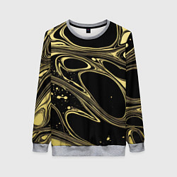 Женский свитшот Разводы в виде кругов и линий - текстура