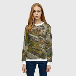 Свитшот женский Stronghold Crusader Definitive Edition, цвет: 3D-белый — фото 2