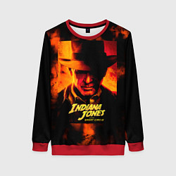 Свитшот женский Indiana Jones and the Great Circle, цвет: 3D-красный
