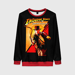 Свитшот женский Indiana Jones and the Great Circle, цвет: 3D-красный