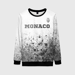 Свитшот женский Monaco - white gradient посередине, цвет: 3D-черный