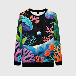 Женский свитшот Подводная фантастика