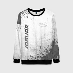 Женский свитшот Jaguar - white gradient вертикально