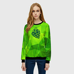 Свитшот женский Green Day green poly, цвет: 3D-черный — фото 2