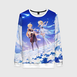 Свитшот женский Aether and Lumine, цвет: 3D-белый