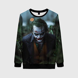 Свитшот женский Джокер в траве, цвет: 3D-черный
