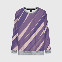 Женский свитшот Фиолетовый абстрактные полосы
