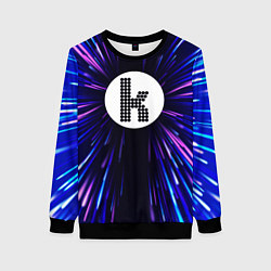 Свитшот женский The Killers neon energy, цвет: 3D-черный