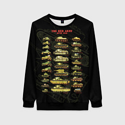 Свитшот женский Бронетехника СССР на Июнь 1941, цвет: 3D-черный