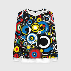 Женский свитшот Абстракция геометрическая