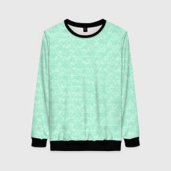 Женский свитшот Аквамарин однотонный текстурированный