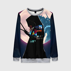 Свитшот женский Для любителя аниме, цвет: 3D-меланж