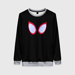 Женский свитшот Человек паук глаза