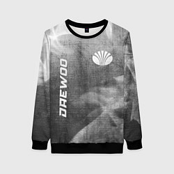 Женский свитшот Daewoo - grey gradient вертикально