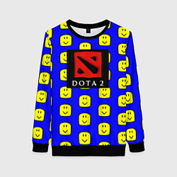 Женский свитшот Dota smile pattern