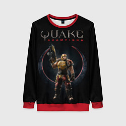 Свитшот женский Quake champions - Ranger, цвет: 3D-красный